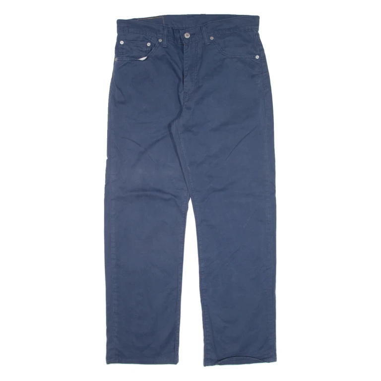 LEVI'S 751 Mens Trousers Blue Regular Straight W32 L27