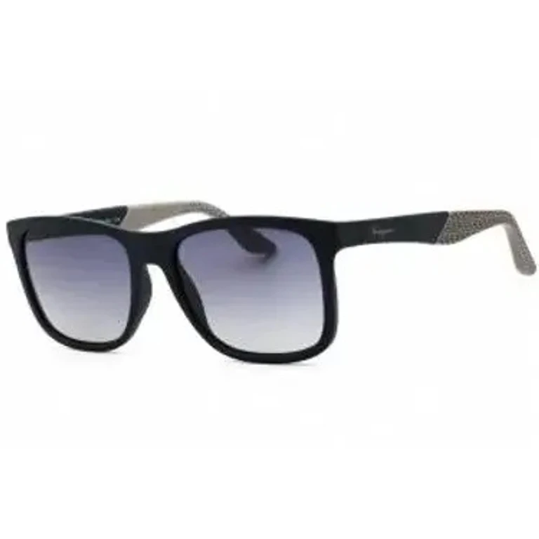 Ferragamo Blue Gradient Square Sunglasses SF1028SN 414 56