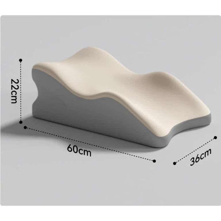 Memory Foam Ergonomic Pillow - Decompression & Lower Limb Support