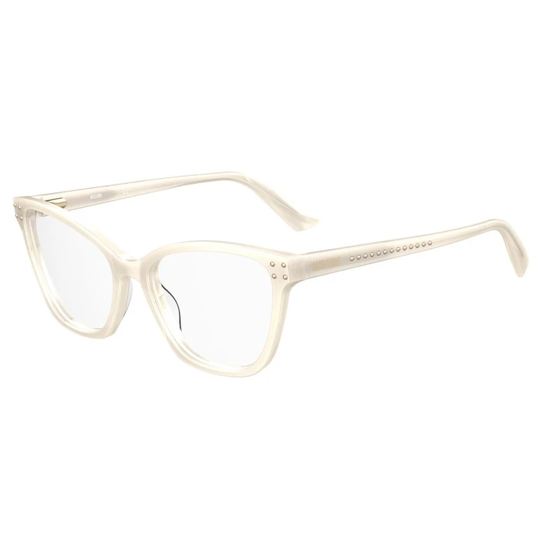 Moschino Cream Acetate Glasses (frames) Accessory - Women (MOMOS5955X2AC)