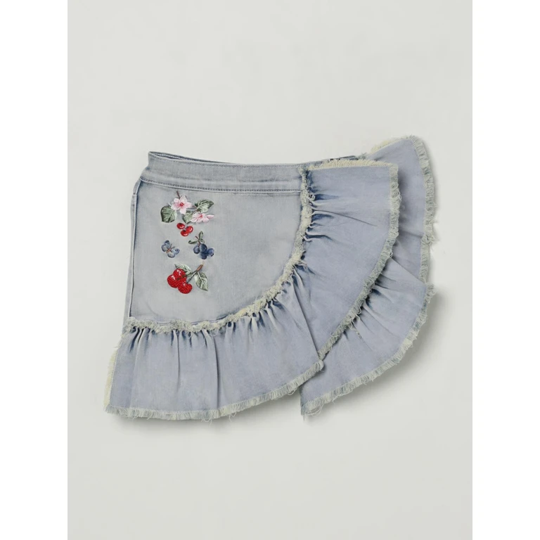 Skirt Kids color Denim (19E705502162SS)