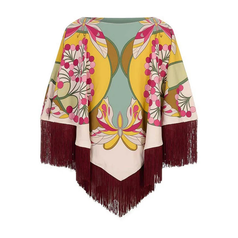 La DoubleJ Top - Rose (SCA0077VIS011FLO08PI03)