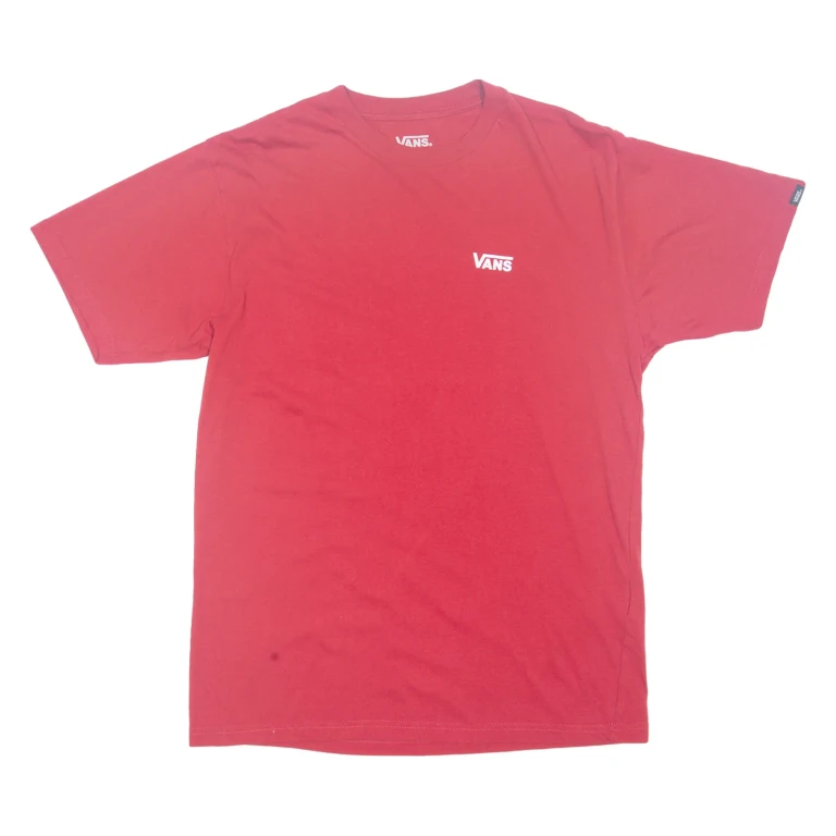 VANS Classic Fit Mens T-Shirt Red M (II1-281024-5996)