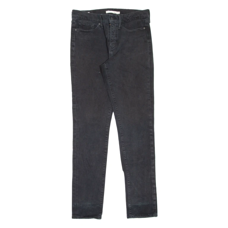 LEVI'S 311 Shaping BIG E Womens Jeans Black Slim Skinny W28 L30