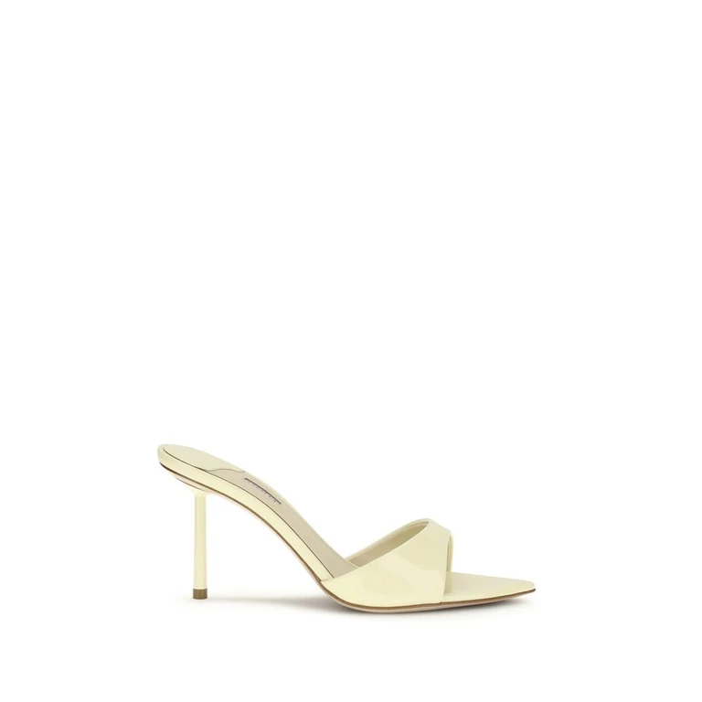 Bicolor Calf Leather Bos Taurus Stiletto Heel Sandals - Women