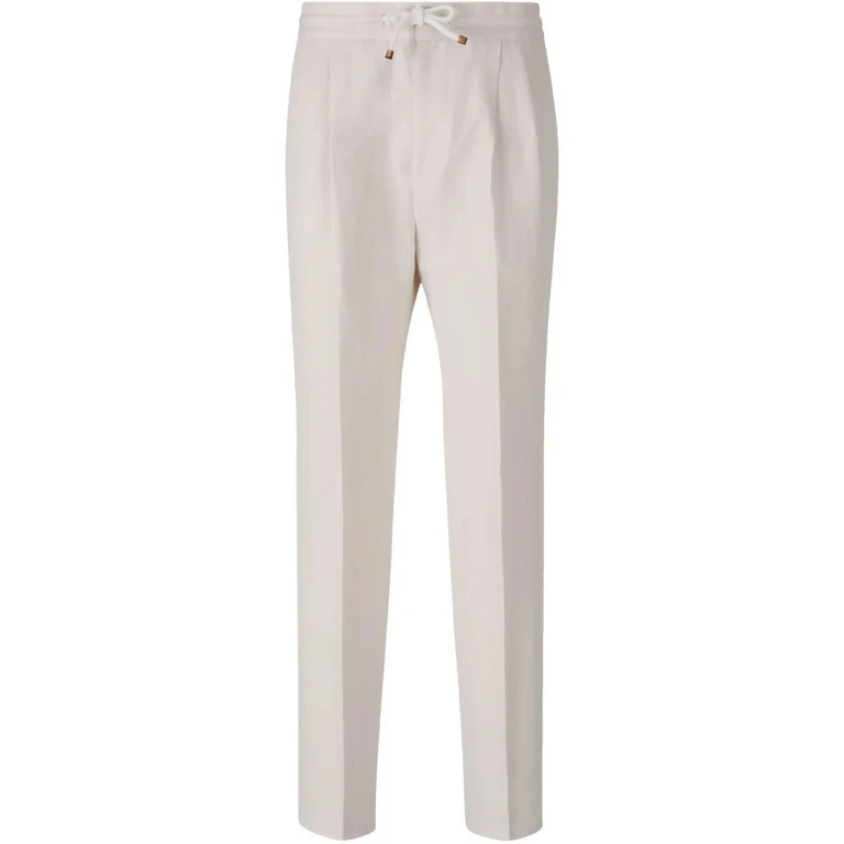 Brunello Cucinelli Pants With Drawstring And Double Pleats