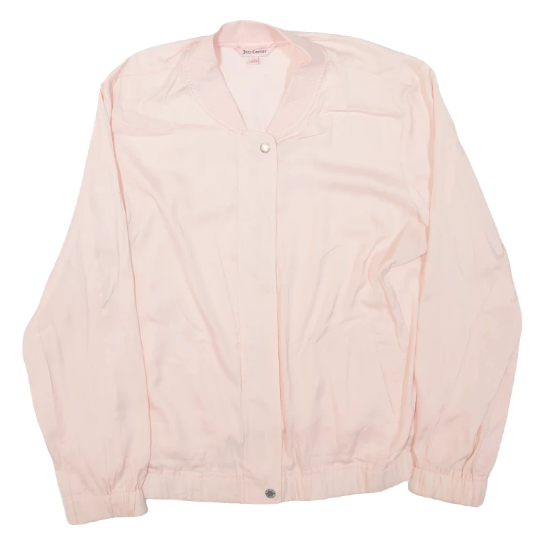 JUICY COUTURE Womens Track Jacket Pink XL