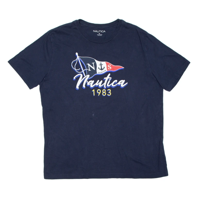 NAUTICA Mens T-Shirt Blue XL