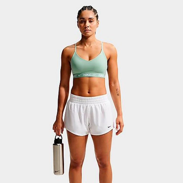 Nike Women's Dri-FIT Indy Light Support Padded Adjustable Sports Bra in Steam Size: XXS