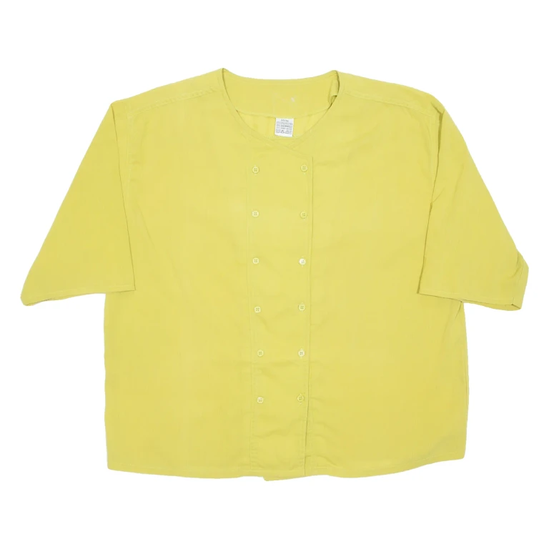 Womens Blouse Green V-Neck 2XL