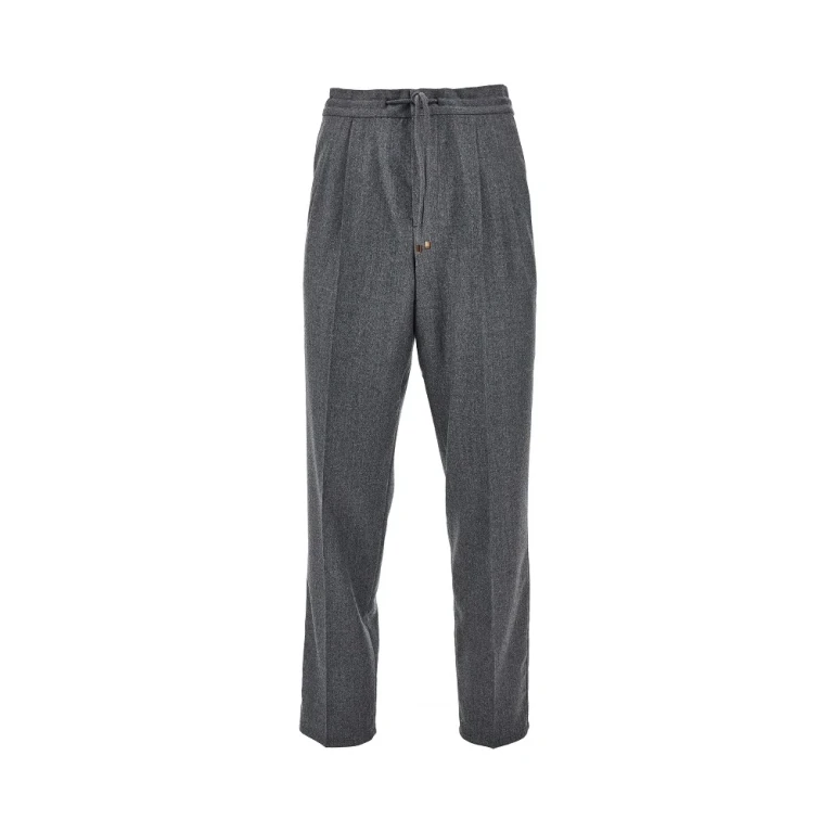 BRUNELLO CUCINELLI Wool Leisure Fit pants Man 48