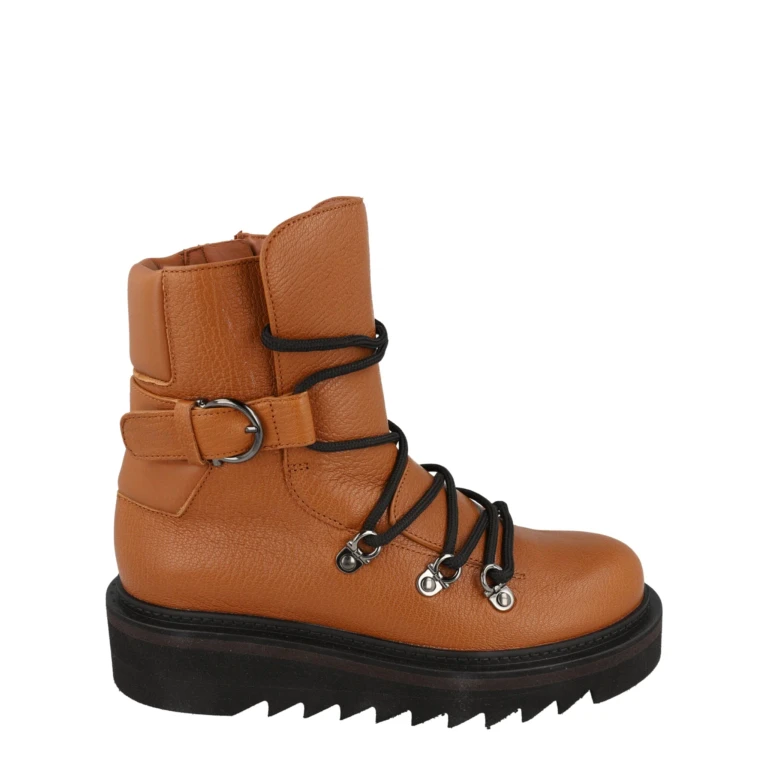 Elimo Lace-Up Leather Boots