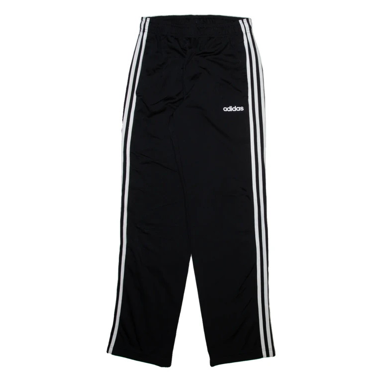 ADIDAS Mens Track Pants Black Straight S W24 L31