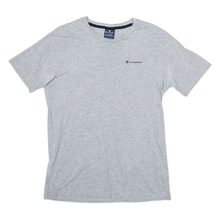 CHAMPION Mens T-Shirt Grey 2XL