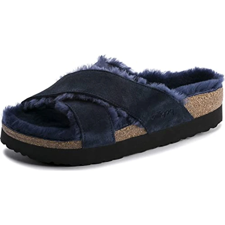 Unisex Daytona Suede Leather Navy