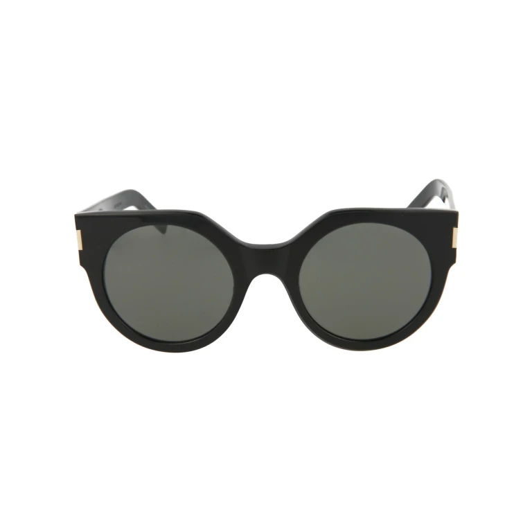 Round-Frame Acetate Sunglasses