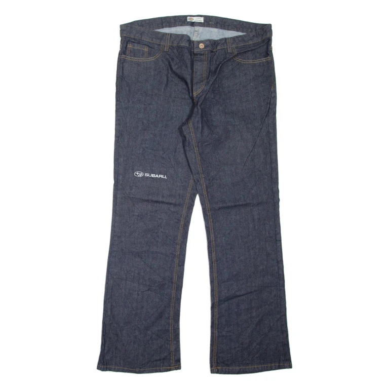 DICKIES Workwear Womens Jeans Blue Relaxed Bootcut W38 L33