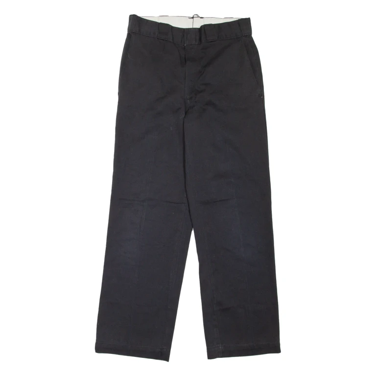 DICKIES Workwear Mens Trousers Black Regular Straight W30 L29