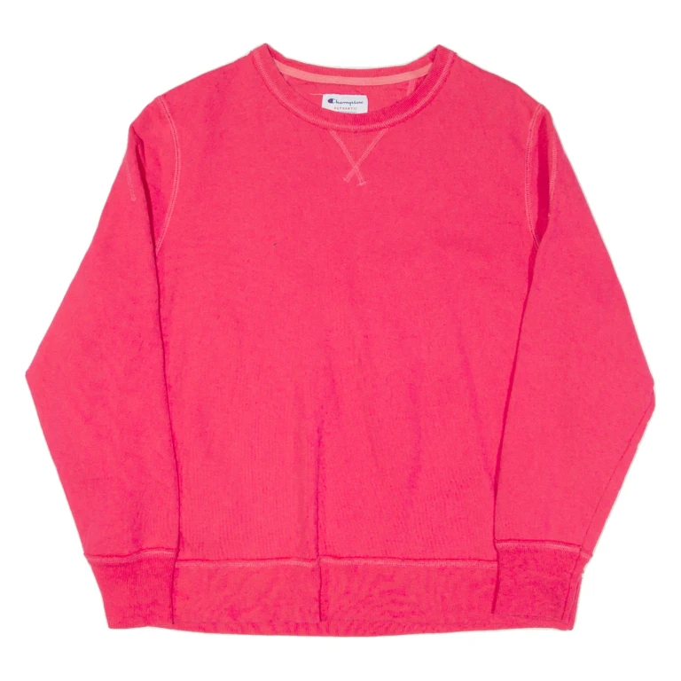 CHAMPION Womens Sweatshirt Pink XL