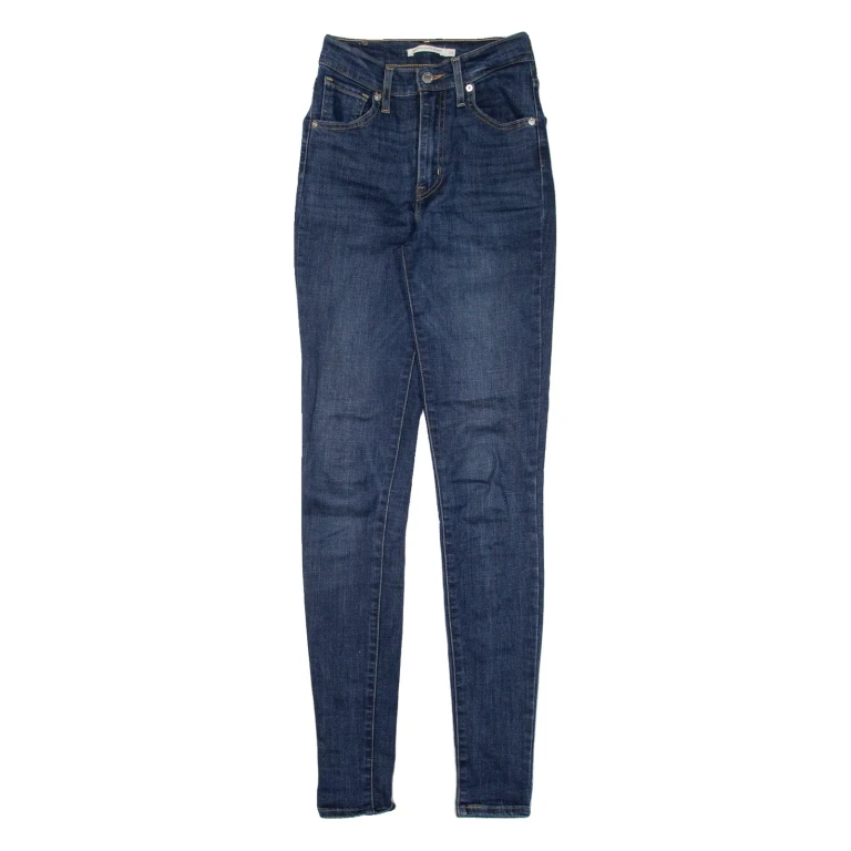 LEVI'S Mile High Womens Jeans Blue Slim Skinny W24 L32