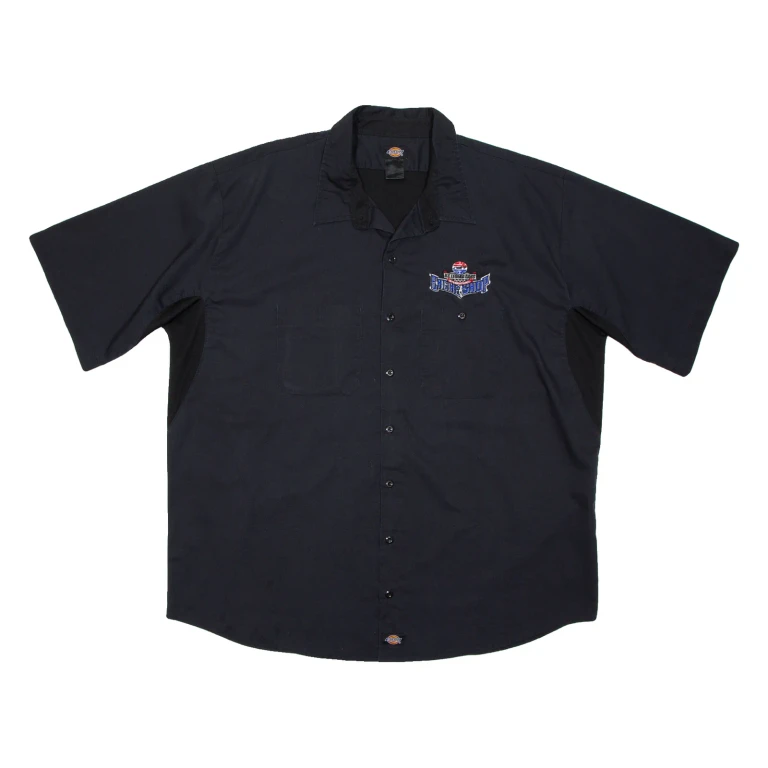 DICKIES Mens Worker Shirt Black 2XL