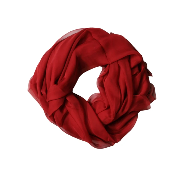 Dolce & Gabbana Red Stole Silk Neck Wrap Shawl Men Scarf - Men