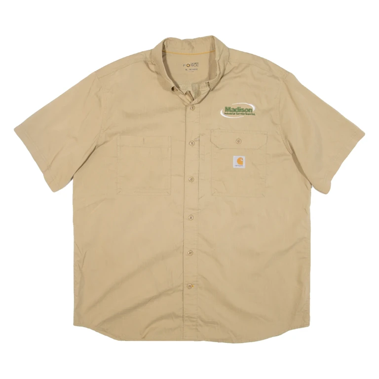 CARHARTT Relaxed Fit Mens Plain Shirt Beige XL