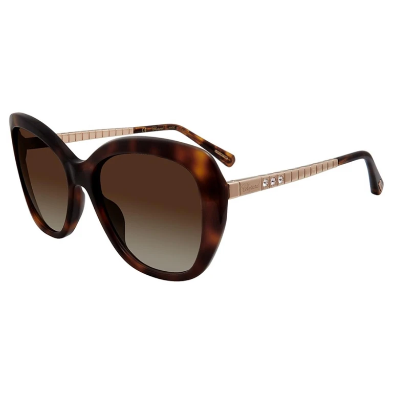 Chopard Brown Gradient Butterfly Ladies Sunglasses SCH259S 0752 57