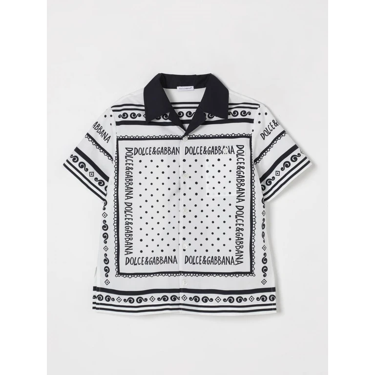 DOLCE & GABBANA Shirt Kids color White (L44S10FI5KQHA9QB)