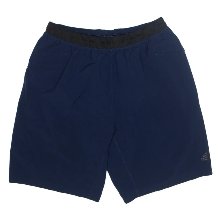 ADIDAS Mens Sports Shorts Blue Relaxed XL W32