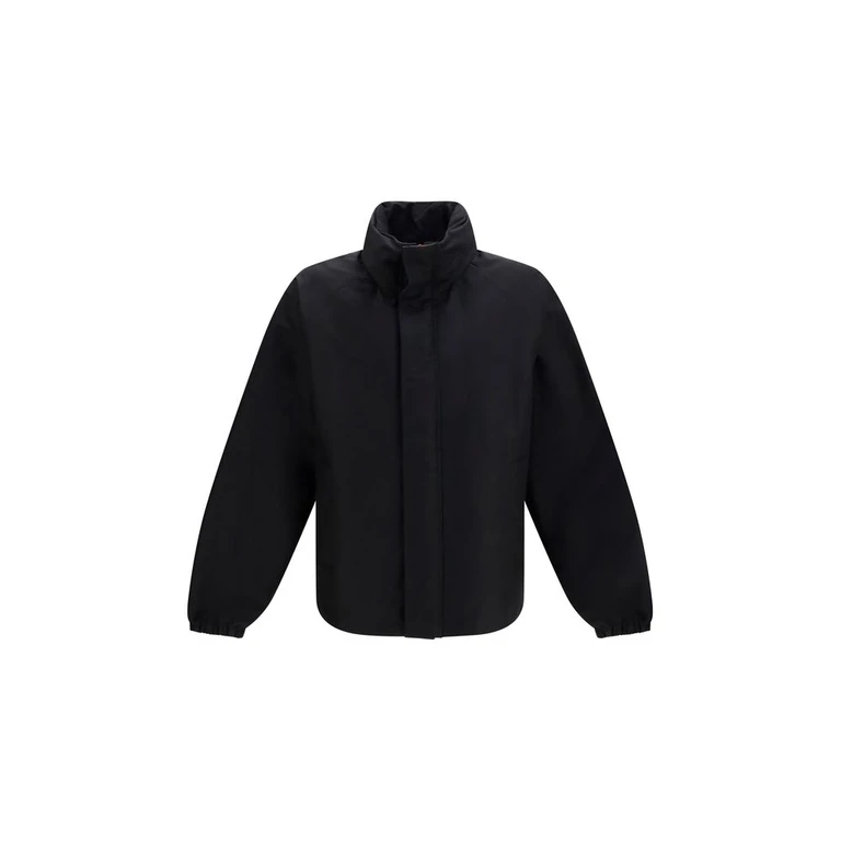 Gucci Black Cotton Full-Length Jacket Clothing - Men