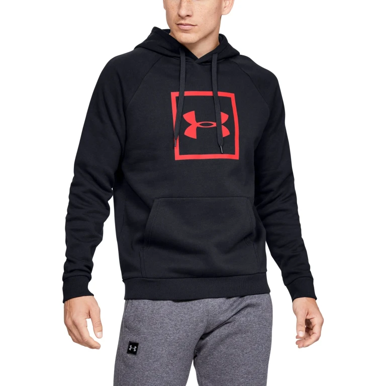 Men's Rival Fleece Box Logo Hoodie Sweaters