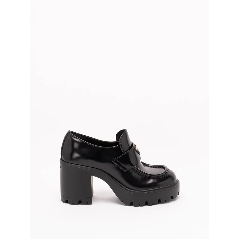 Brushed Leather Loafers
