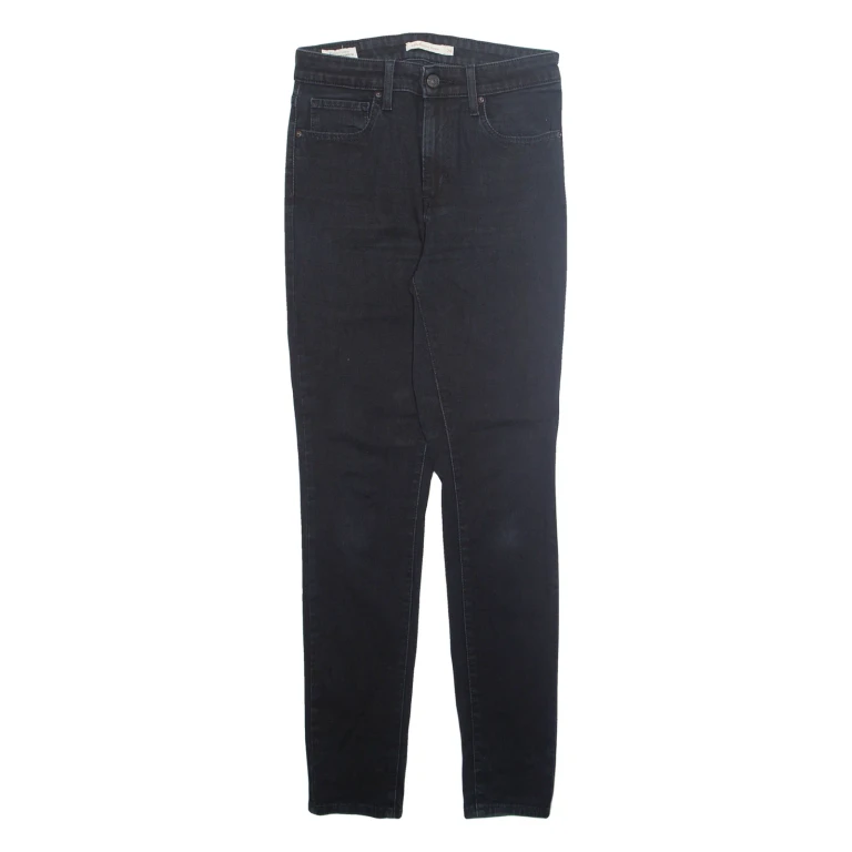 LEVI'S Womens Jeans Black Regular Tapered W28 L30