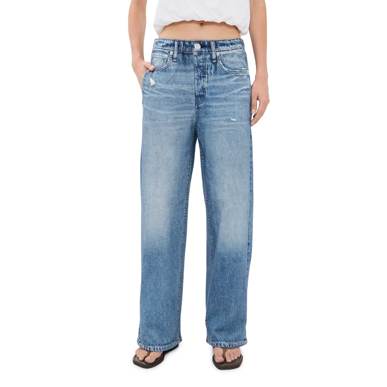 rag & bone Miramar Ankle Pull On Wide Leg Pants Minetta L
