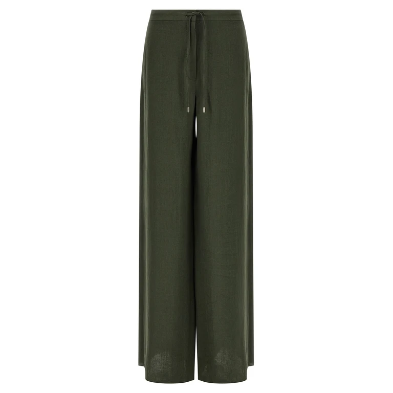 Max Mara Bicolor Linen Casual Pants - Women