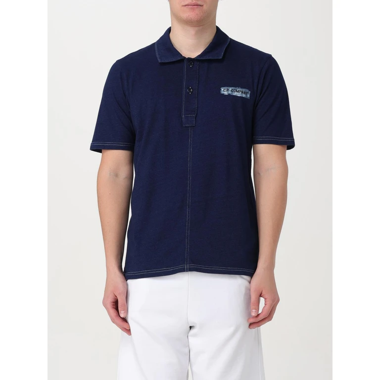 C. P. COMPANY Polo Shirt Men color Blue (16CMPL151A110056WD11)