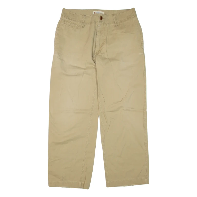 GAP Chino Womens Trousers Beige Regular Straight W32 L29