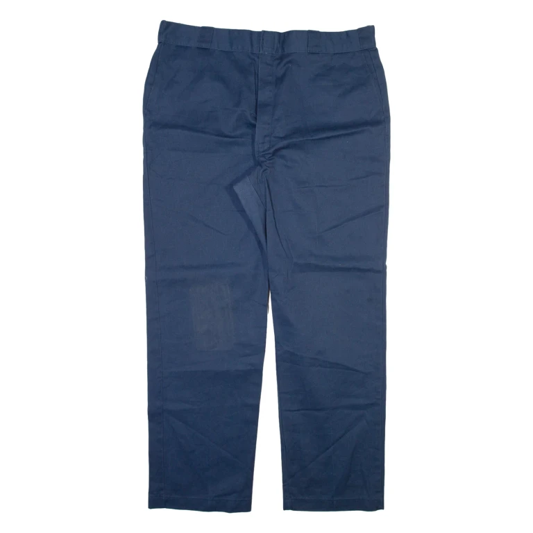 DICKIES 874 Workwear Mens Trousers Blue Regular Straight W40 L32