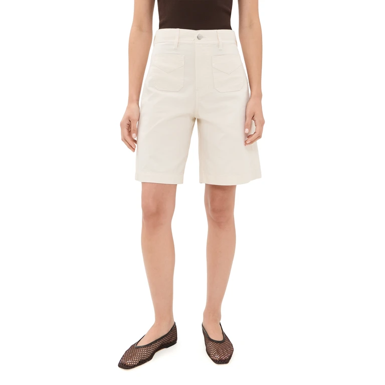 Veronica Beard Jean Carter Shorts Ecru 29