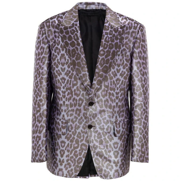 Purple Viscose Blazer Clothing - Men