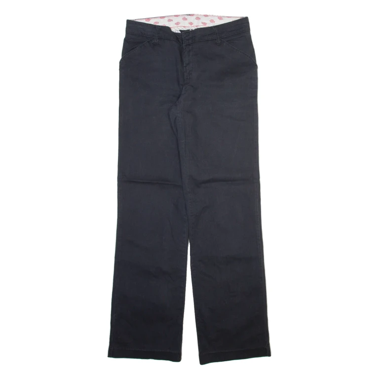 DICKIES Womens Trousers Grey Relaxed Straight W30 L31
