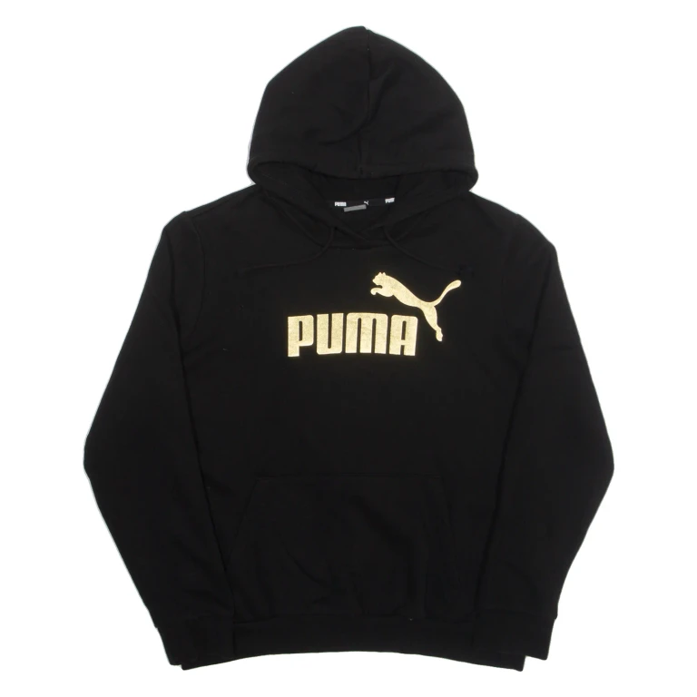 PUMA Womens Black Hoodie L