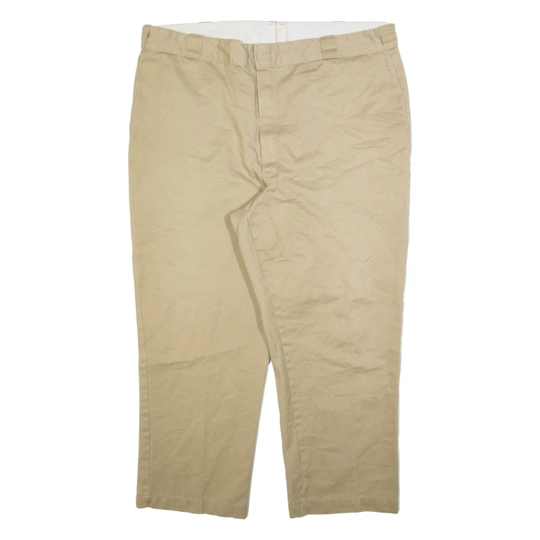 DICKIES Mens Trousers Beige Relaxed Straight W40 L27