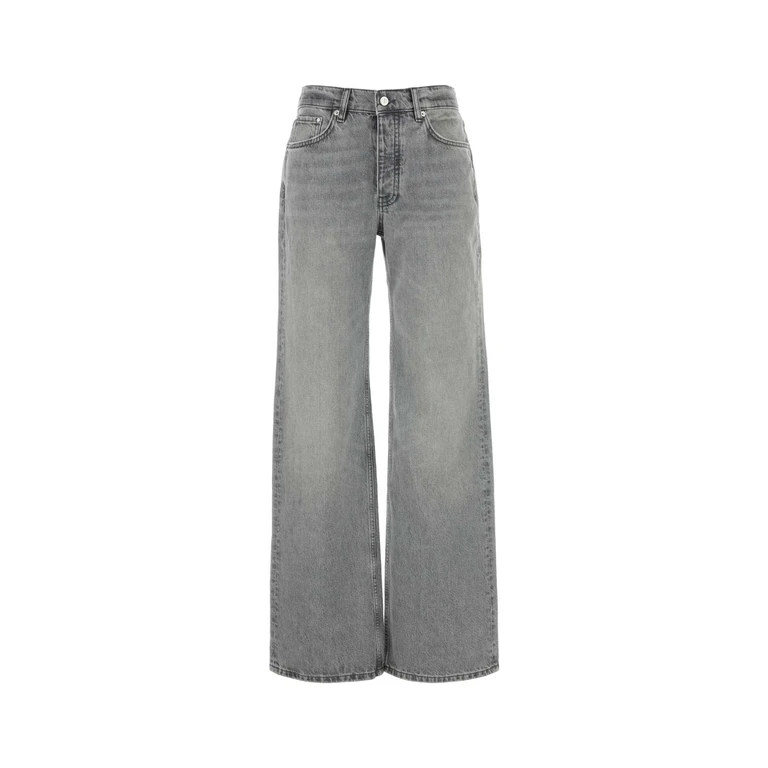 Grey Denim Jeans Washedgrey - Women