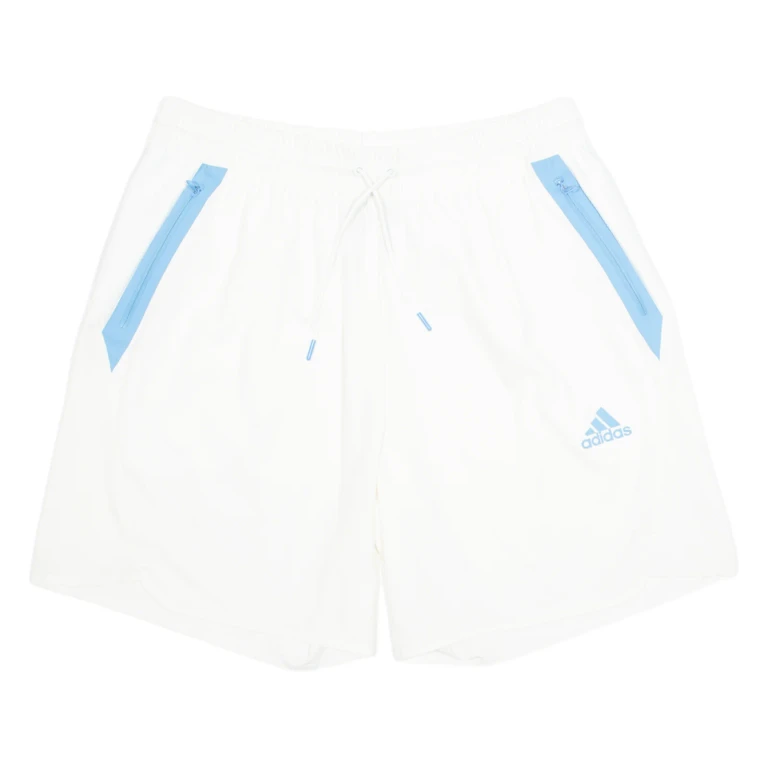 ADIDAS Mens Sports Shorts White Relaxed XL W32