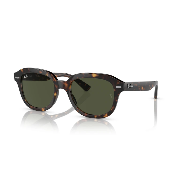 Ray Ban Erik Green Square Unisex Sunglasses RB4398 902/31 53