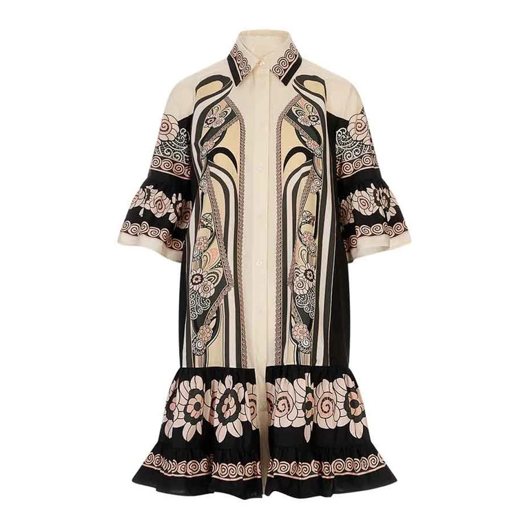 La DoubleJ Robe Courte - Rose (DRE0205COT015AMB03PI02)