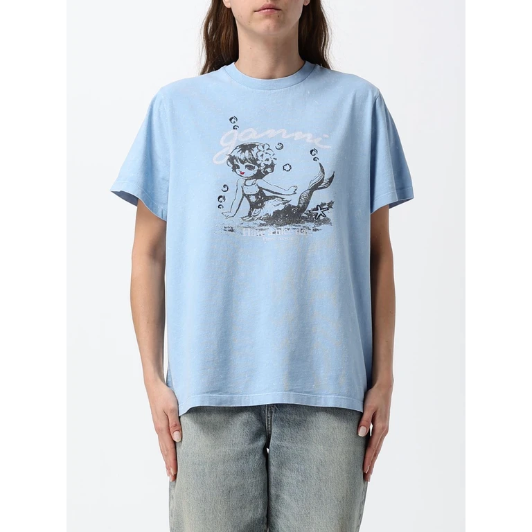 T-Shirt Woman color Gnawed Blue (A1050238326)