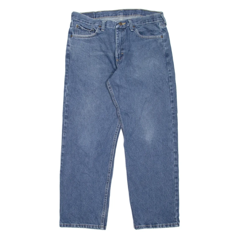 WRANGLER Mens Jeans Blue Relaxed Tapered W34 L29